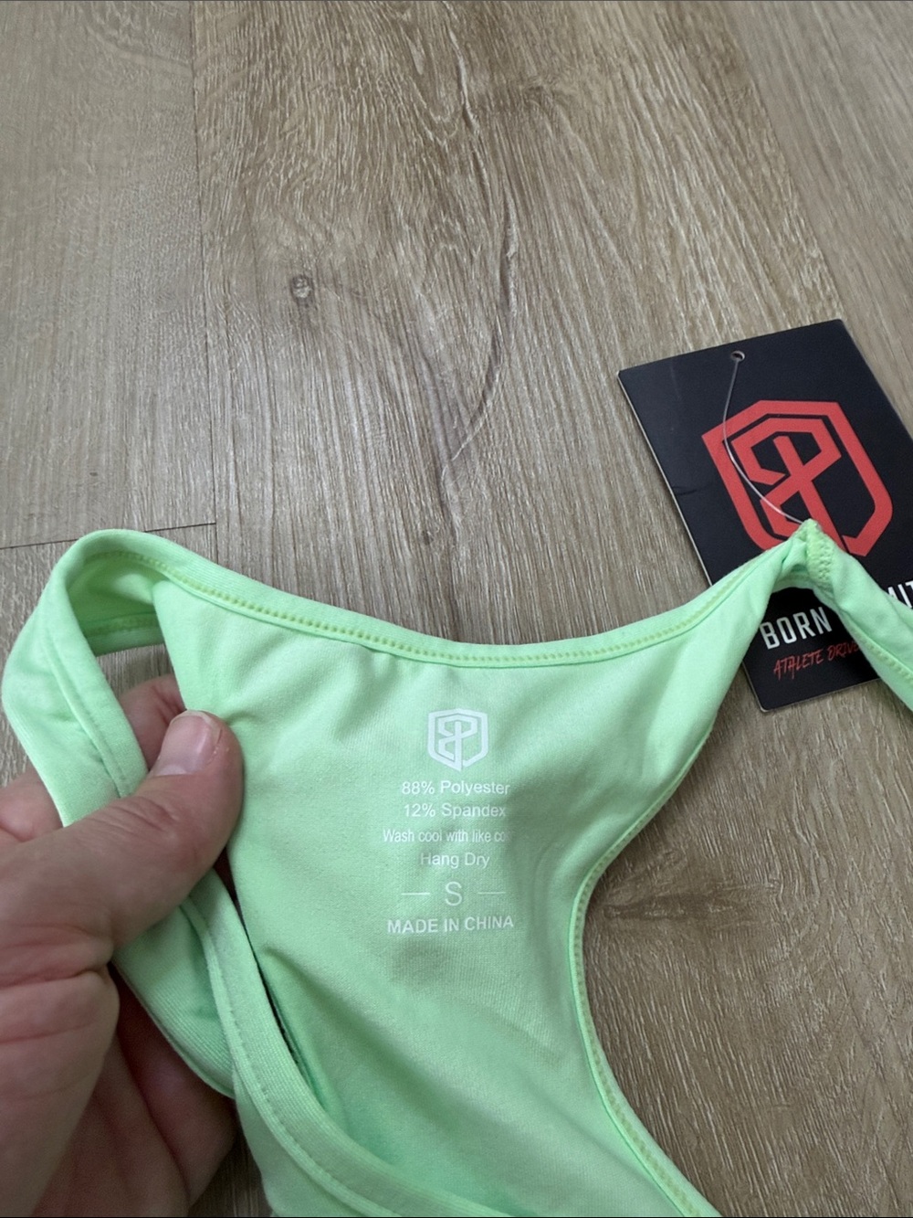 Born Primitive Light Green Racerback Tank - Picture 2 of 3